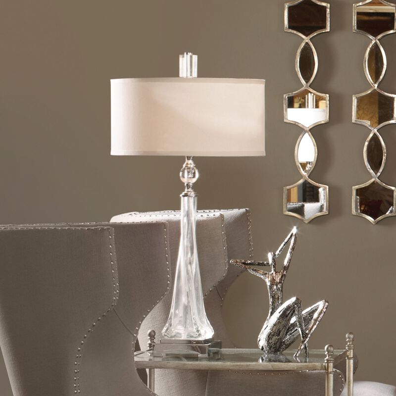 Uttermost Grancona Twisted Glass Table Lamp image number 2